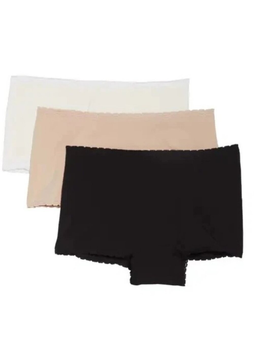 Skarlett Blue Women's 3-Pack Boyshort Panty Underwear, Variety Colors, XL